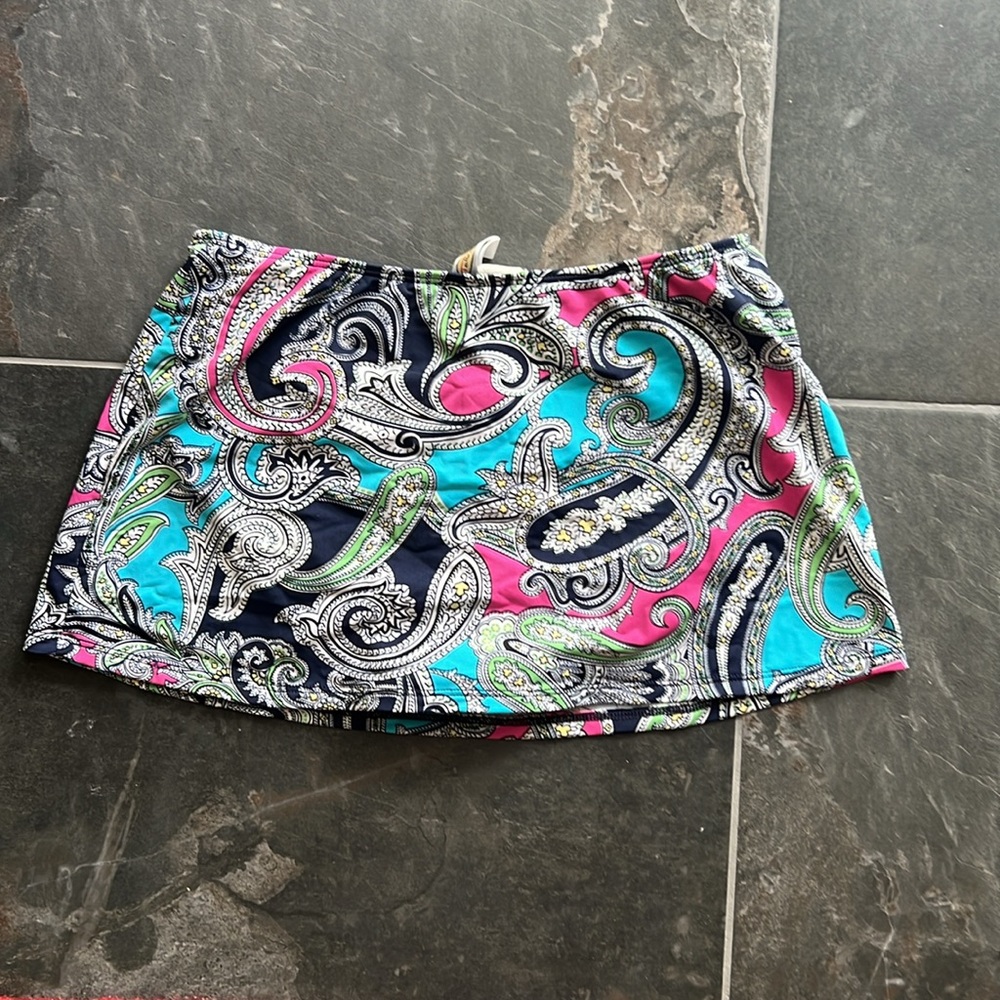 Talbots mini skirt bikini bottom
